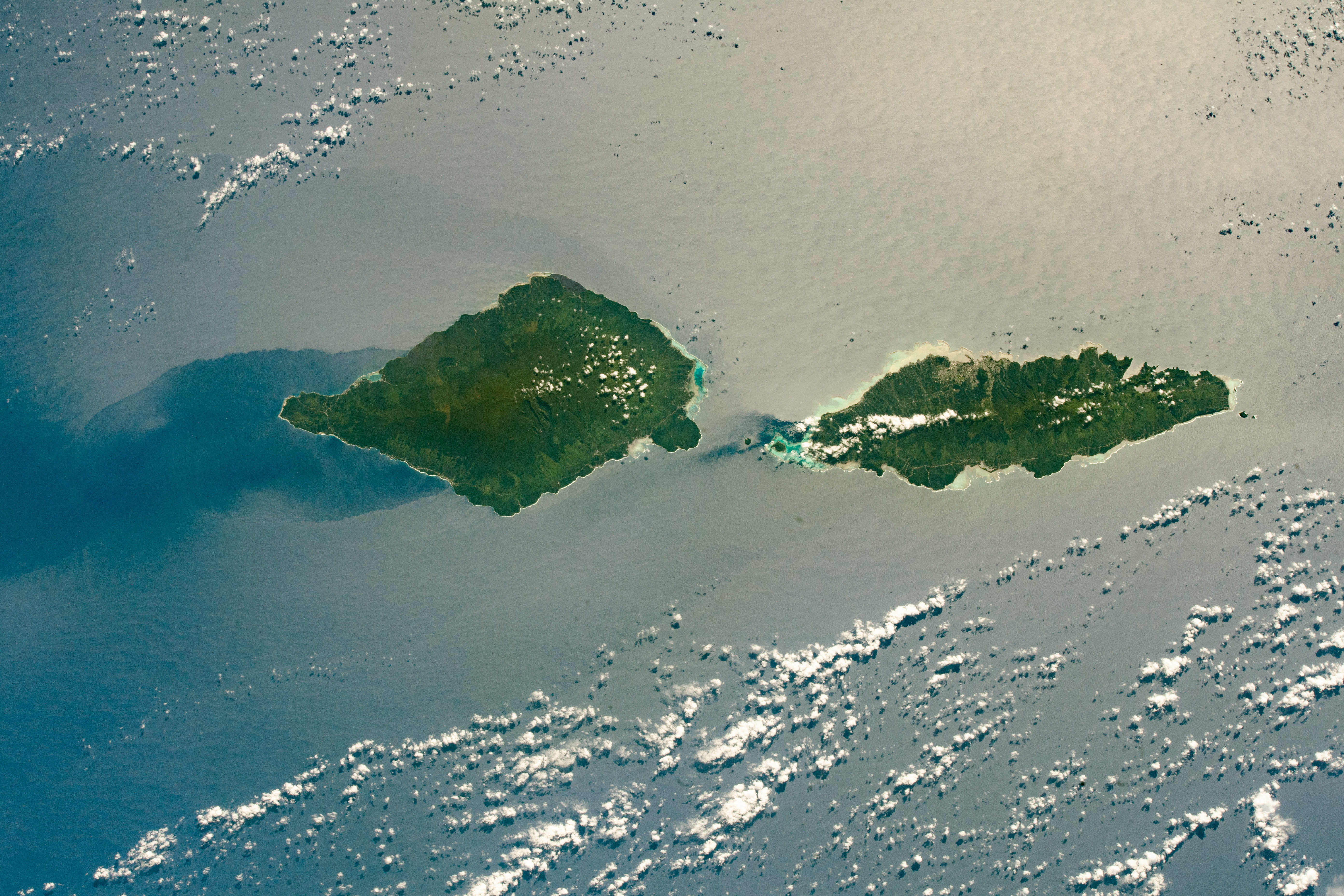 Two large islands