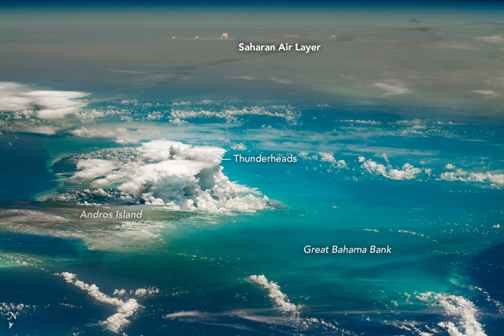 African Dust Plume Blankets the Caribbean image