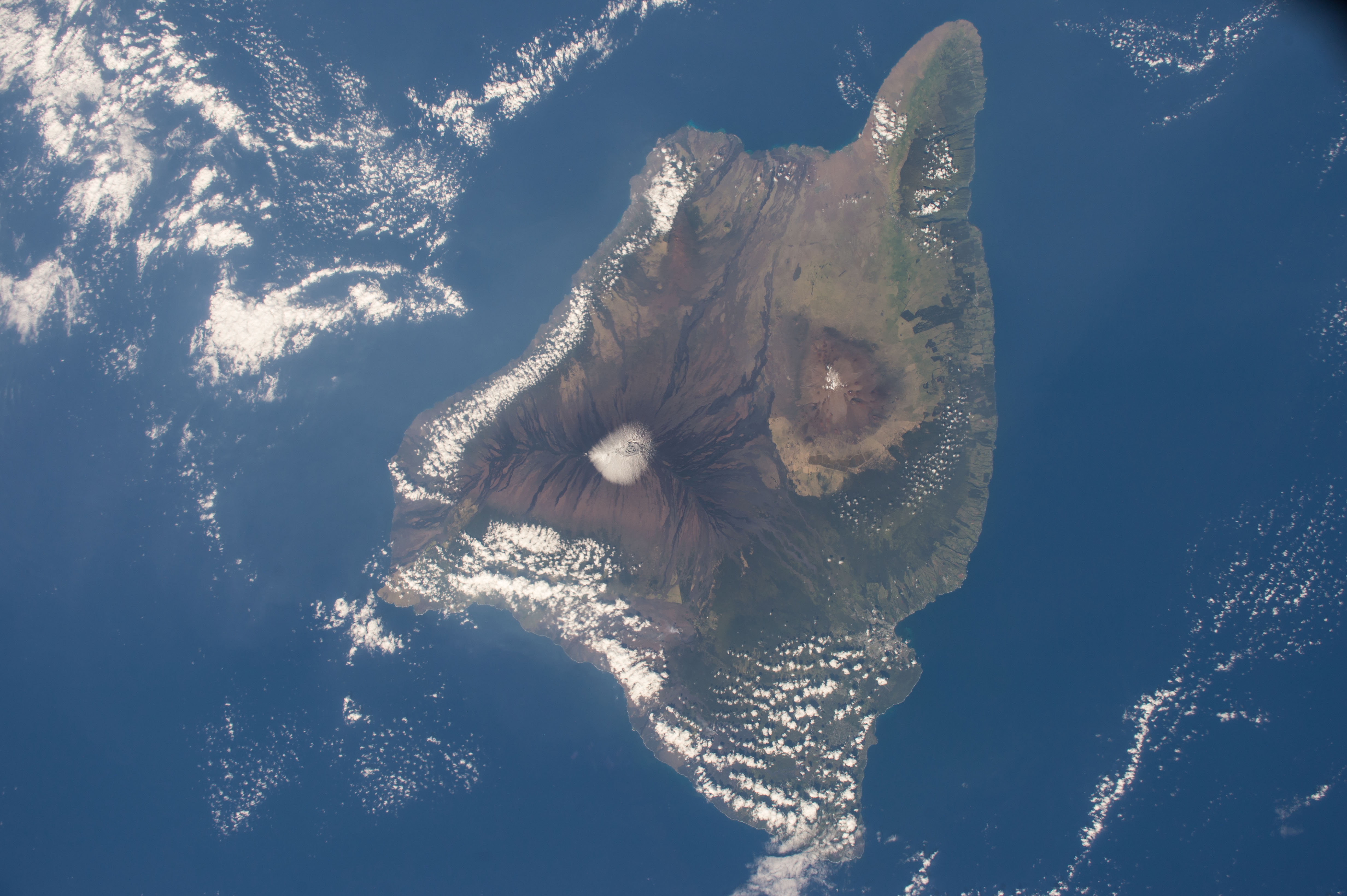 Штат Гавайи из космоса