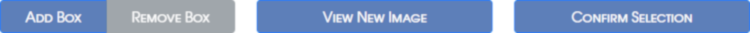 Screenshot of add box, remove box, view new image, confirm selection buttons